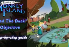 feed the duck return to monkey island