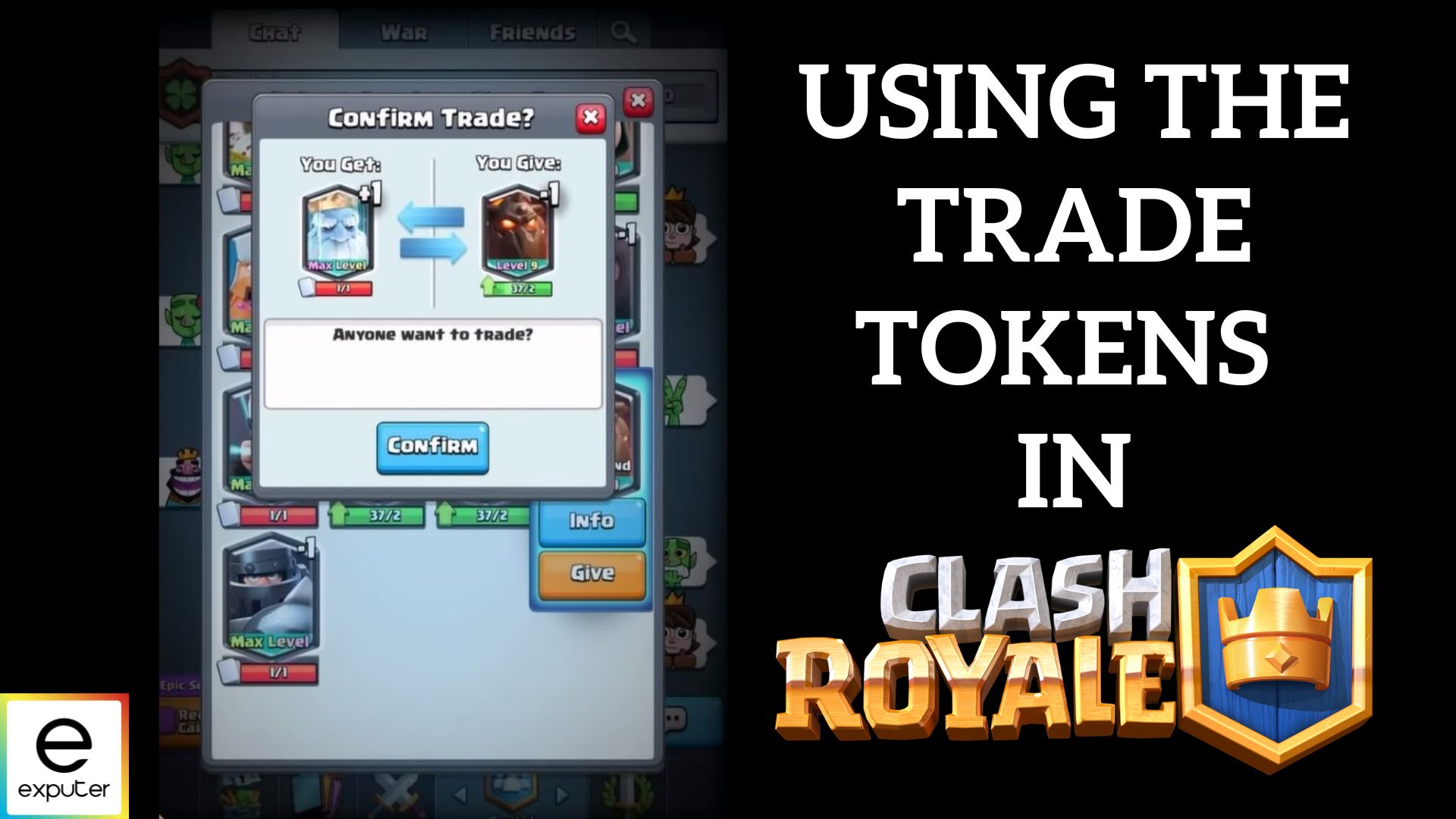 Clash Royale Token trading