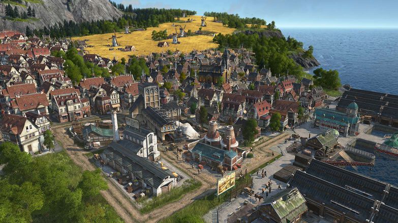 Anno 1800 is a city-building RTS game currently only available on PC.