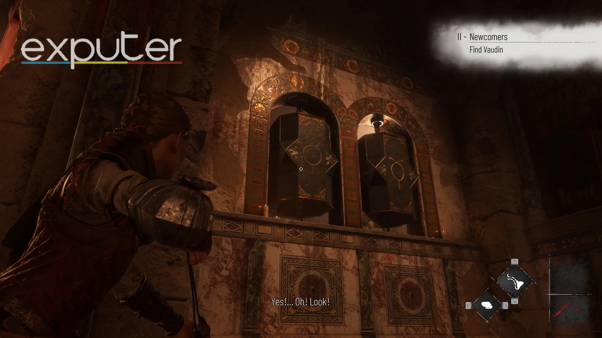 A Plague Tale Requiem bell symbol puzzle solution in Chapter 2