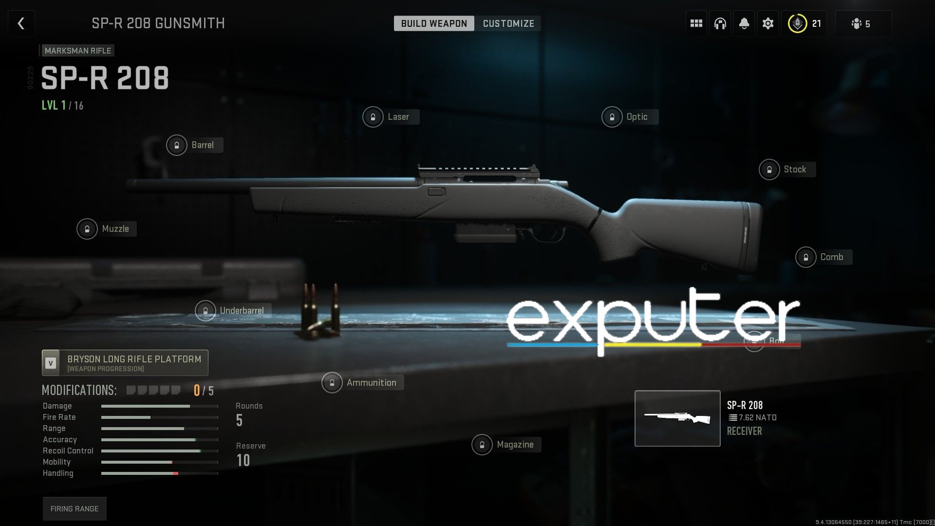 Best Class Setup for the SP-R 208 in COD MW2 – [Image credit: eXputer]
