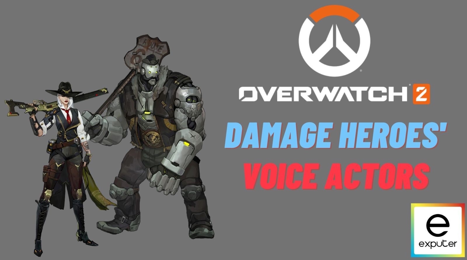 damage hero voice actors and cast in overwatch 2