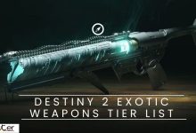 Destiny 2 Exotic Weapons Tier List