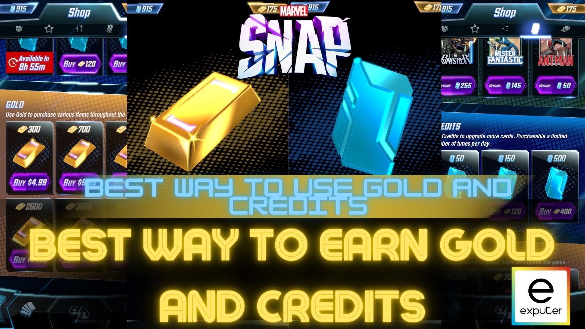 Marvel Snap Best Way To Earn Gold and Credits