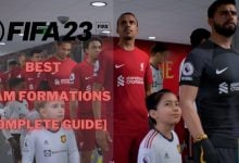 Best FUT formations in FIFA 23