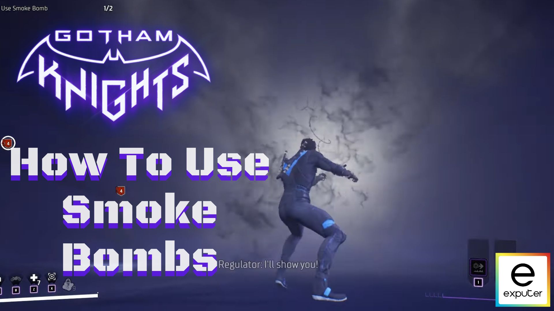 smoke bomb Gotham Knights