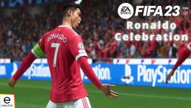 celebration in FIFA 23 for Ronaldo