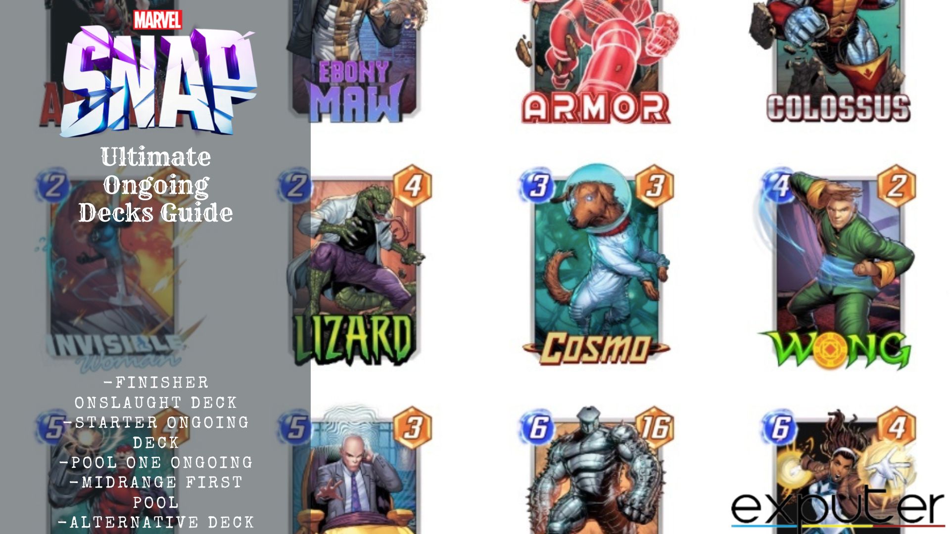 The Ultimate Marvel Snap Ongoing Decks