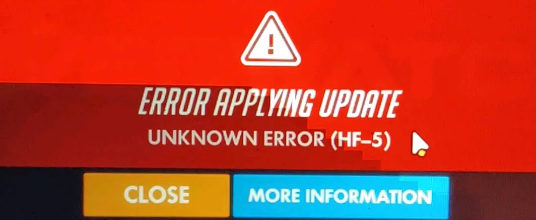 Overwatch 2 Error Fix HF-5
