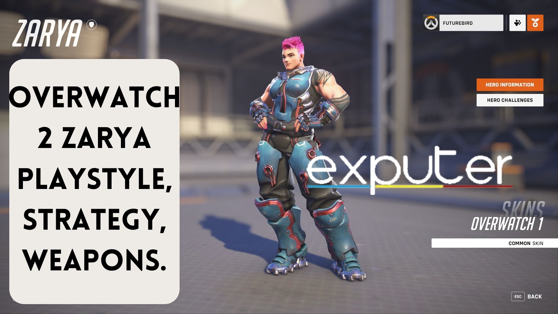 Zarya Playstyle, Strategy, Weapons in Overwatch 2