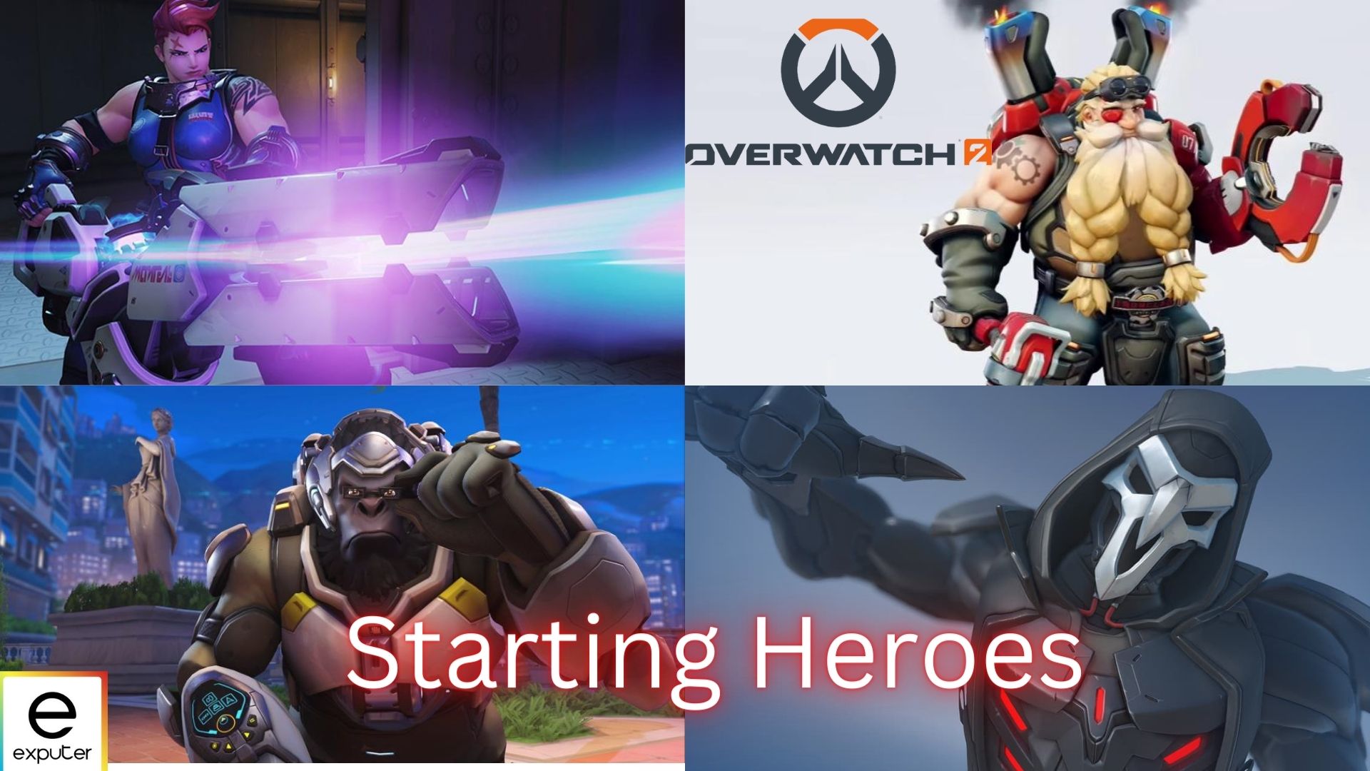 Overwatch 2 the starting heroes