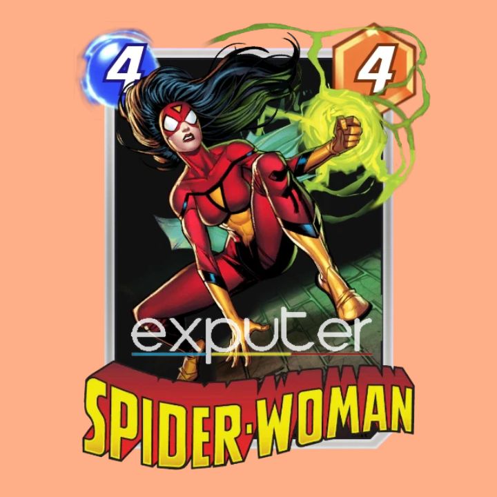 Spider-Woman with 4 Cost and 4 Power