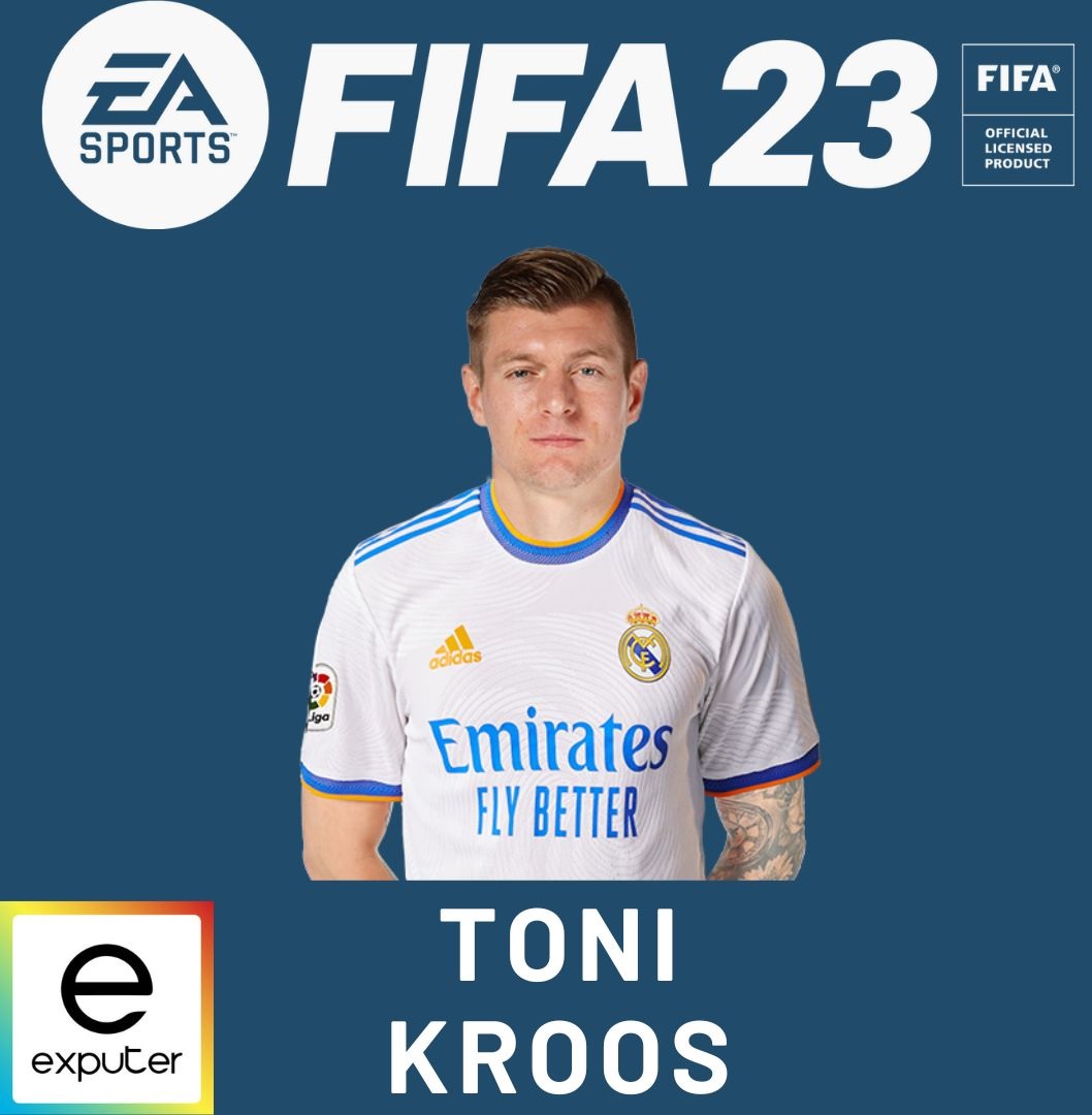 Toni kroos in Fifa 23.