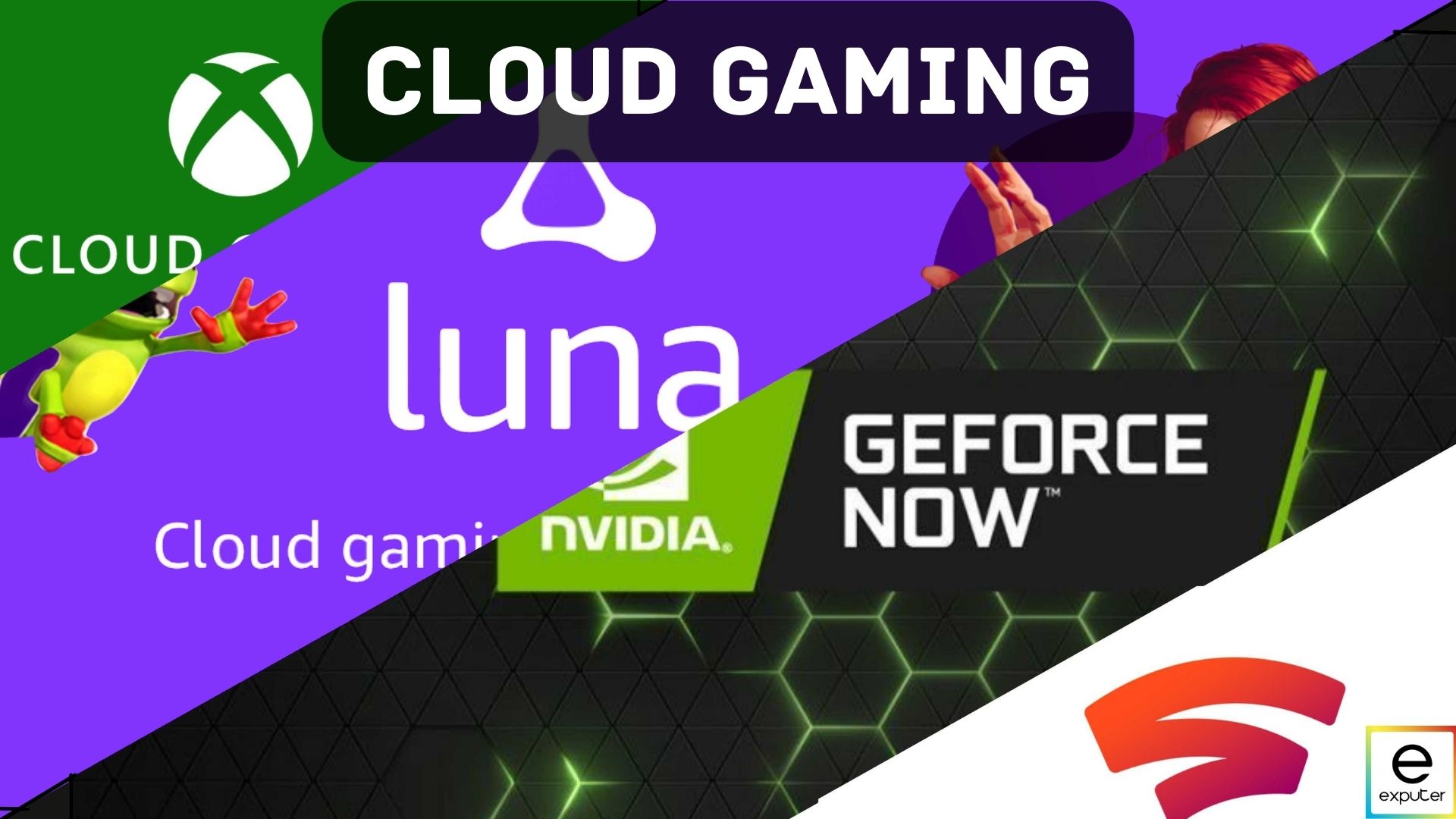 Different cloud gaming services