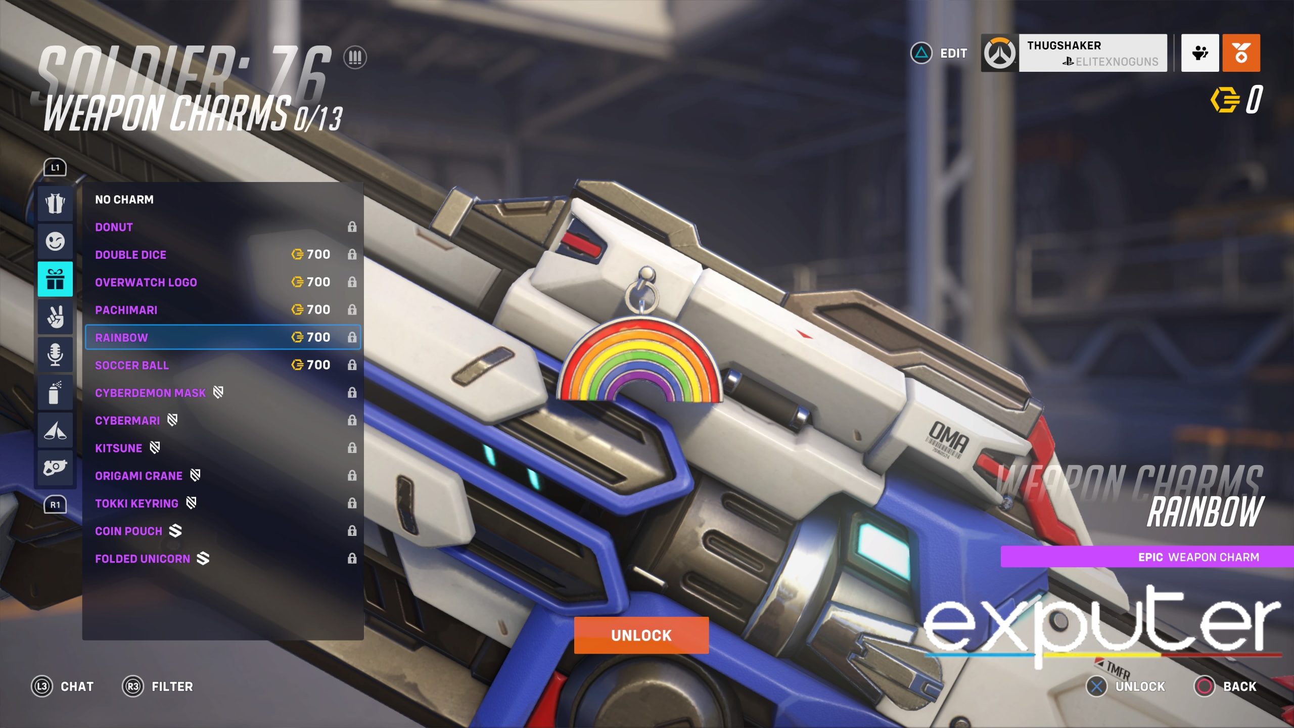 overwatch 2 weapon charms