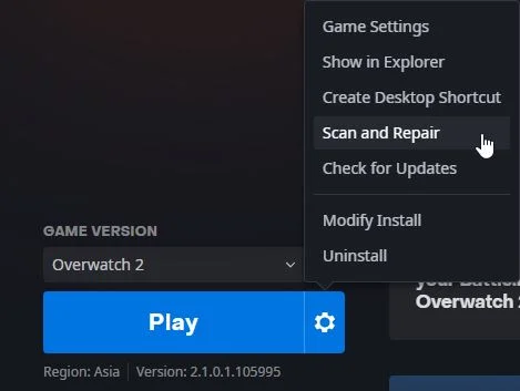 Overwatch 2 crashing