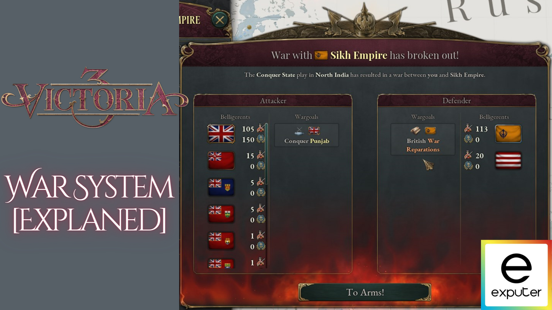 Explained War System Victoria 3