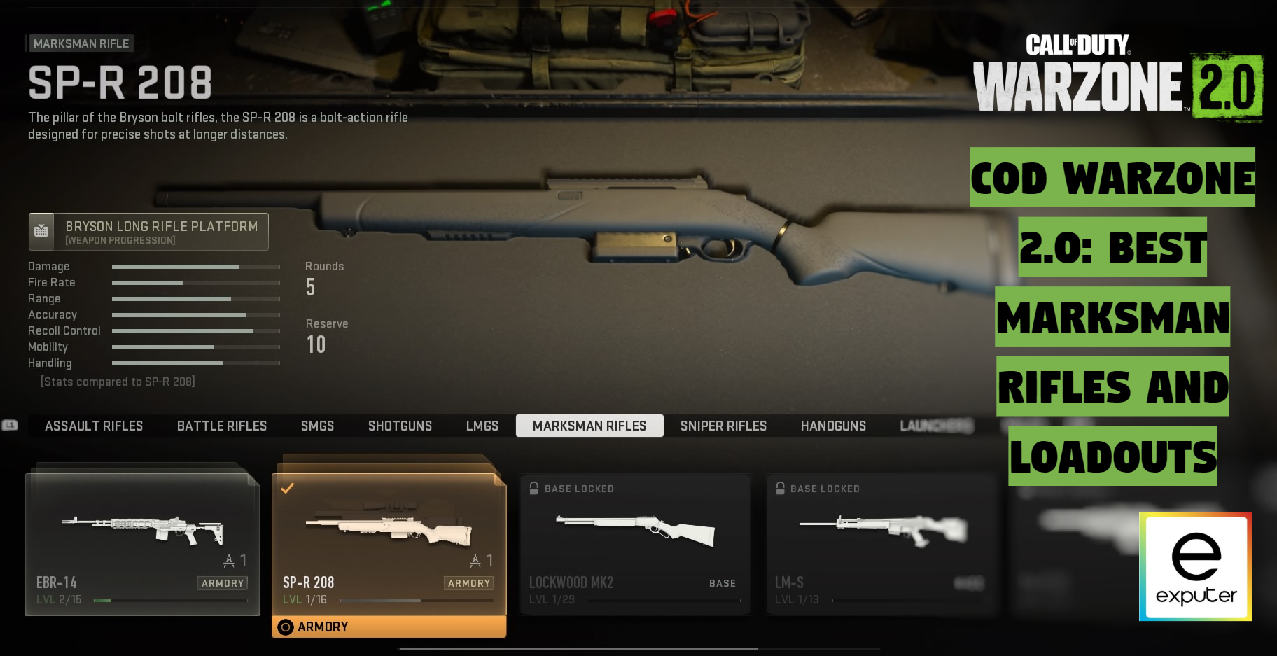 Featured Image for Best Marksman Rifles and Loadouts in Warzone 2.0