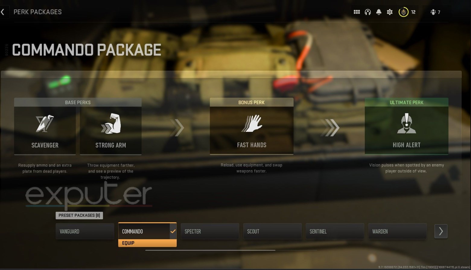 Commando Package in Warzone
