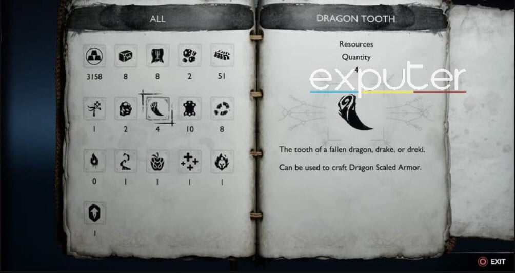 God Of War Ragnarok Dragon Tooth 
