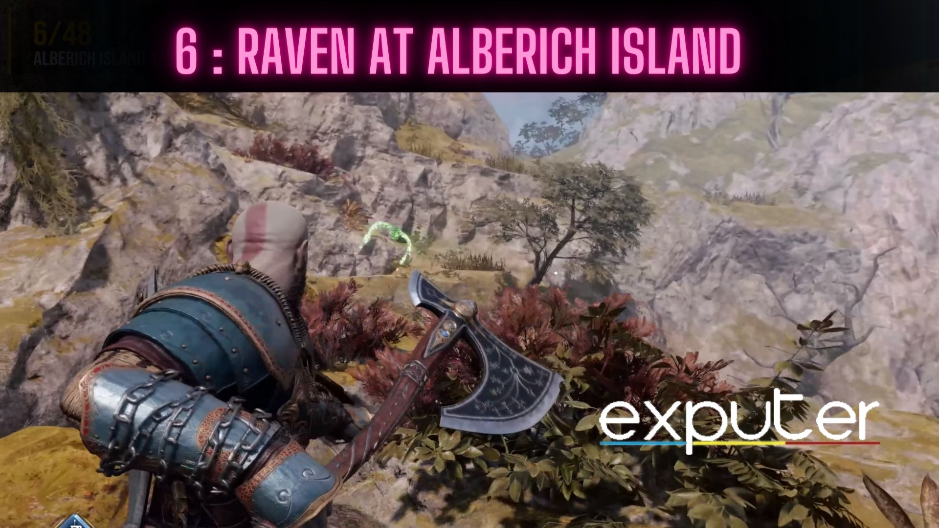 Alberic Island Location Of All Raven Locations In God Of War Ragnarok