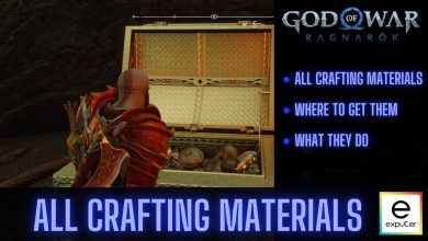 All Crafting Materials God of War Ragnarok
