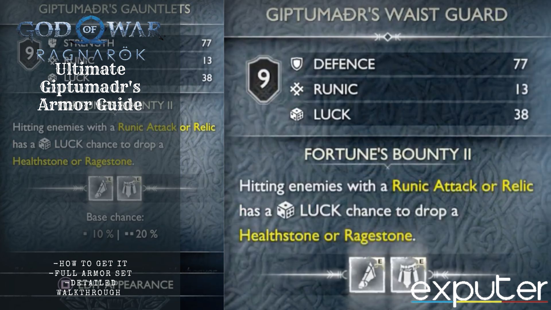 The Ultimate God of War Ragnarok Giptumadr's Armor