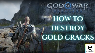 God of war Ragnarok how to destroy gold cracks