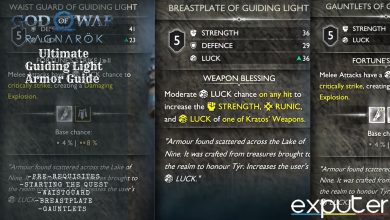 The Ultimate God of War Ragnarok Guiding Light Armor