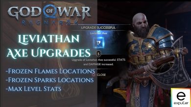 God of War Ragnarok Leviathan Axe all upgrades and stats