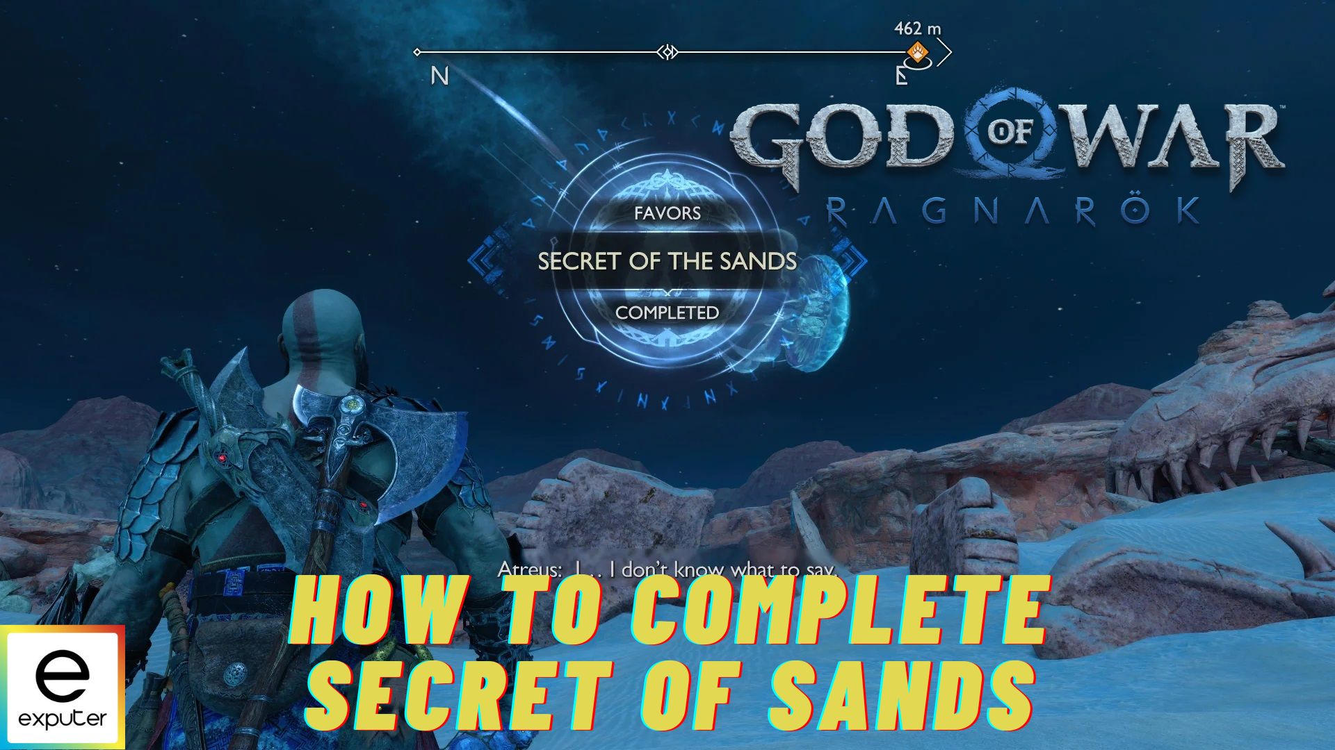 How to Complete Secret of Sands in GOW Ragnarok