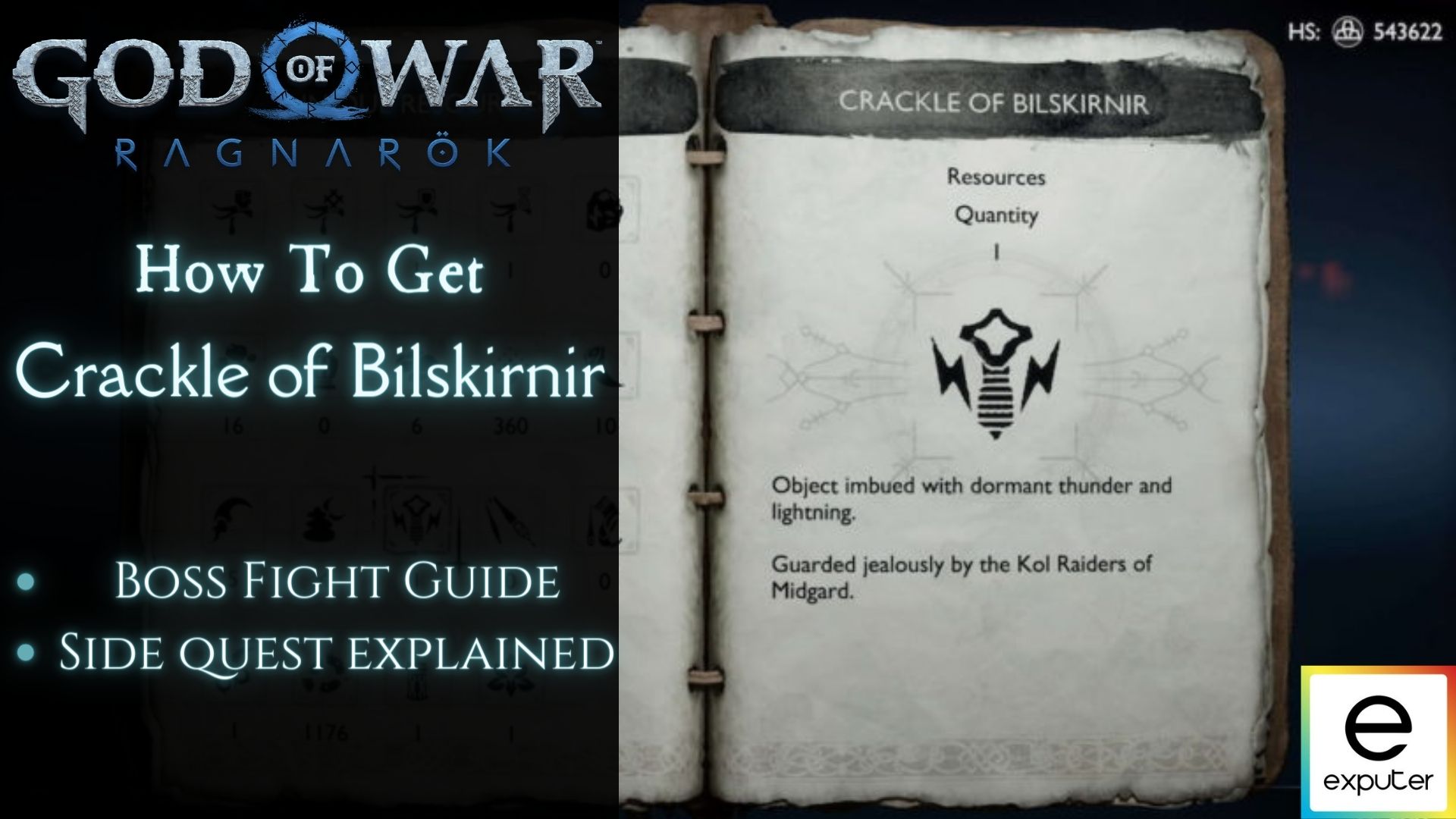 how to get crackle of bilskirnir god of war ragnarok
