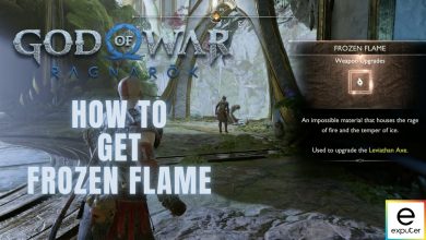 how to get frozen flames god of war ragnarok