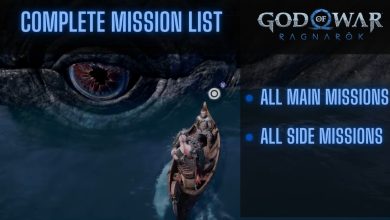 Mission List God Of War Ragnarok