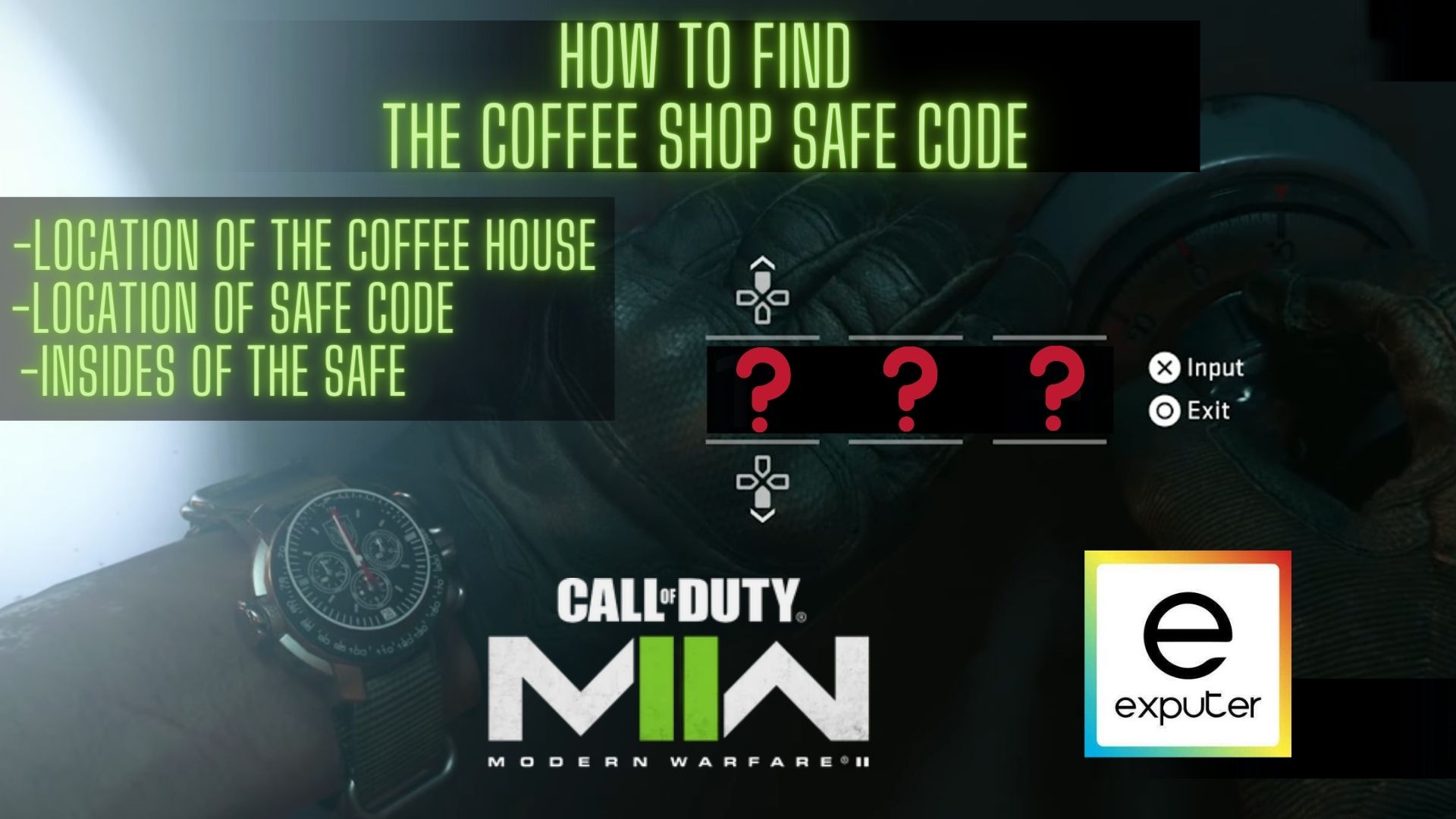 How To Find The Coffee Shop Safe Code In Modern Warfare 2