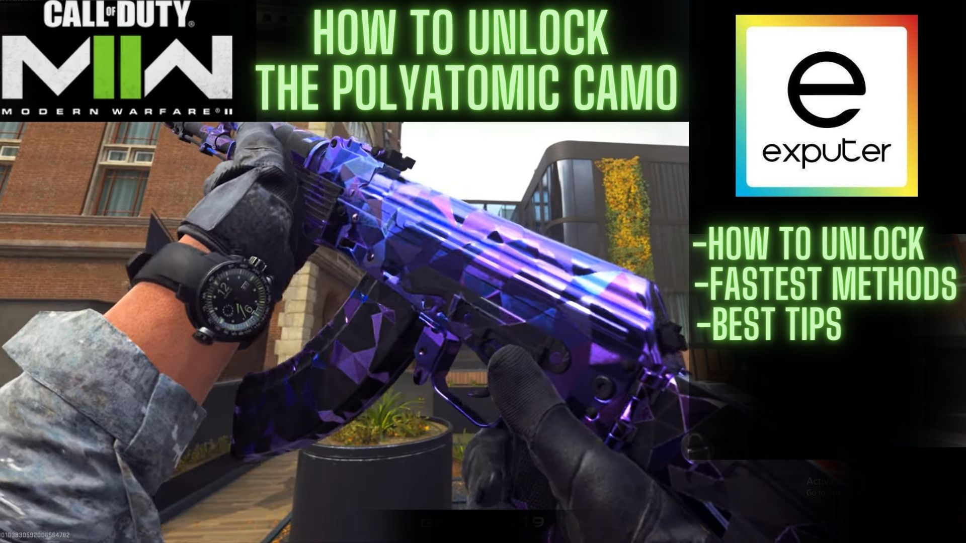 How To Unlock The Polyatomic Camo In Modern Warfare 2
