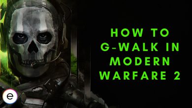 How to g walk in modern warfare 2