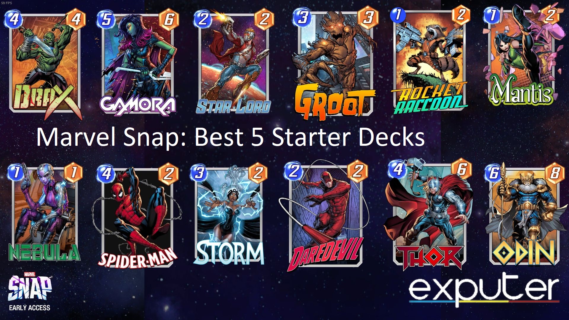 Starter Decks Marvel Snap Best 5
