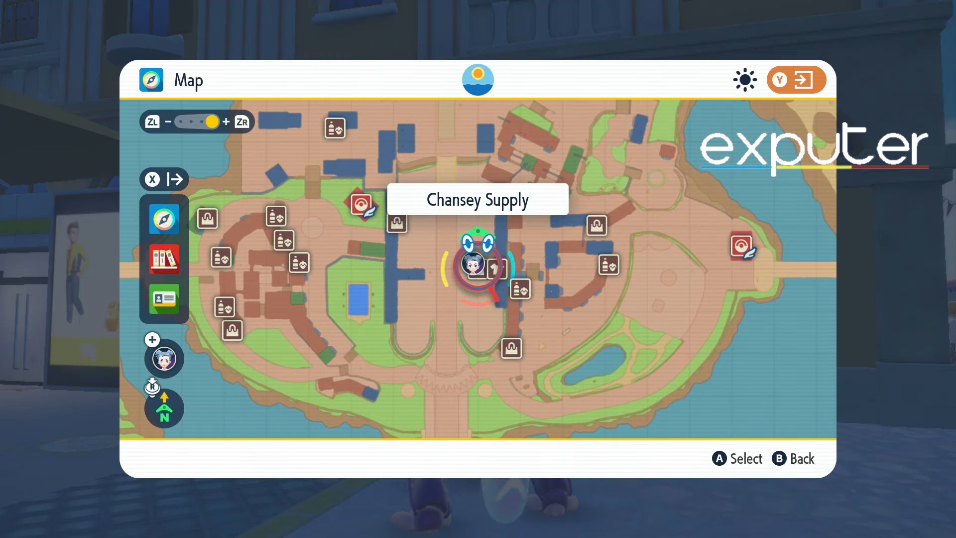 Chansey Supply example location