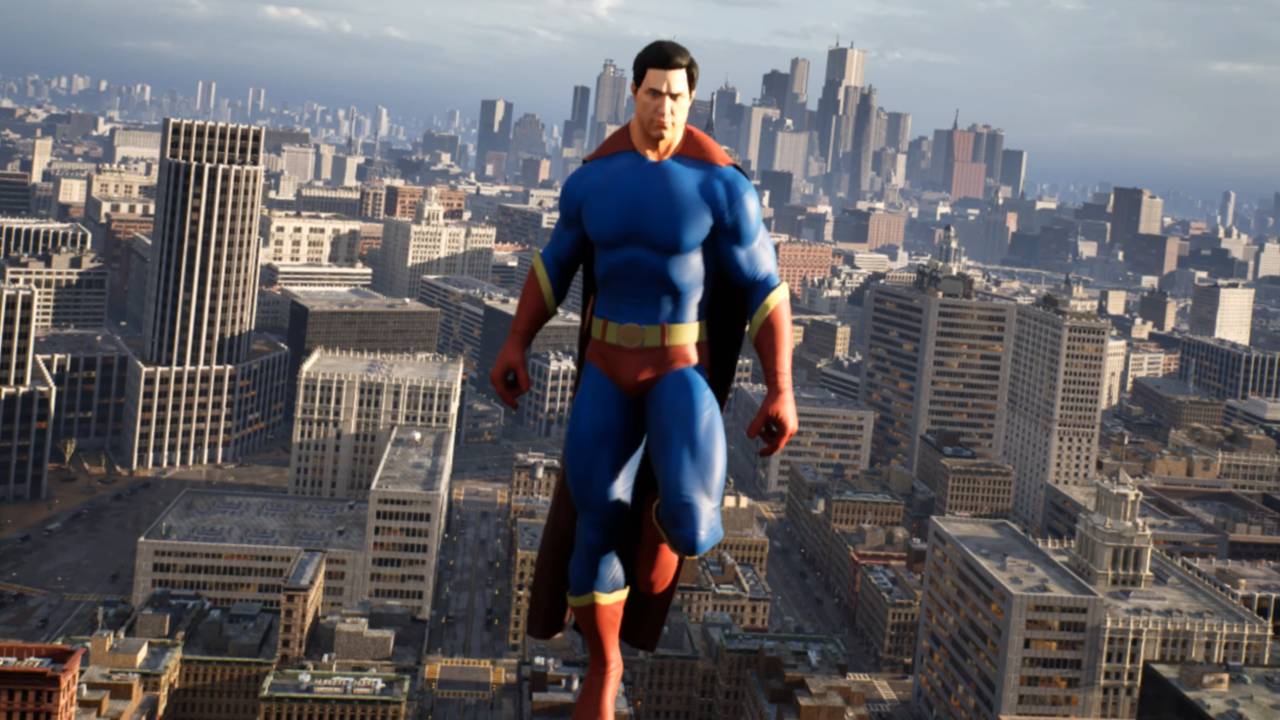 Superman Unreal Engine 5 Game Demo
