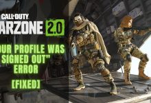 your Profile Was Signed Out Error Warzone 2.0