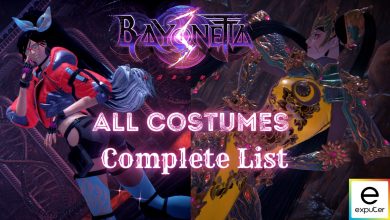 all costumes Bayonetta 3