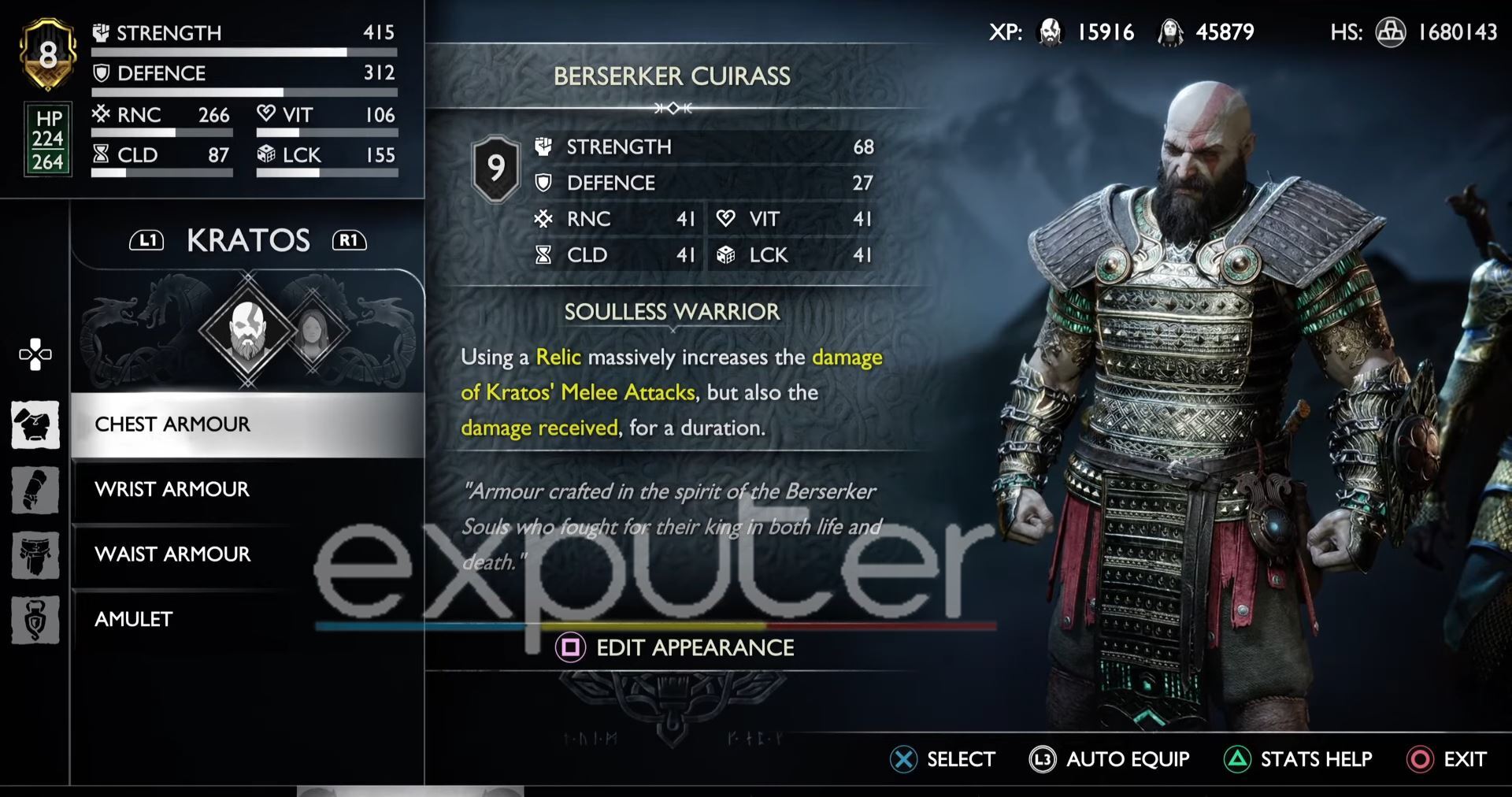GOW Ragnarok best armor sets