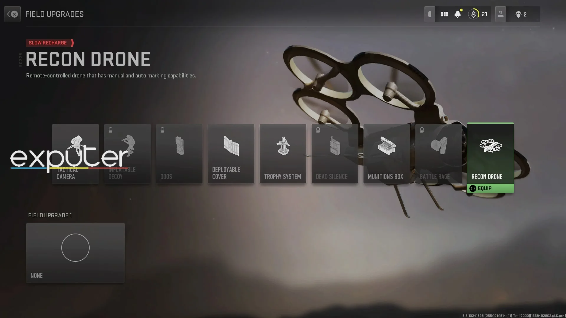 Recon drone item description