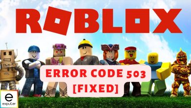 how to fix error 503 in roblox