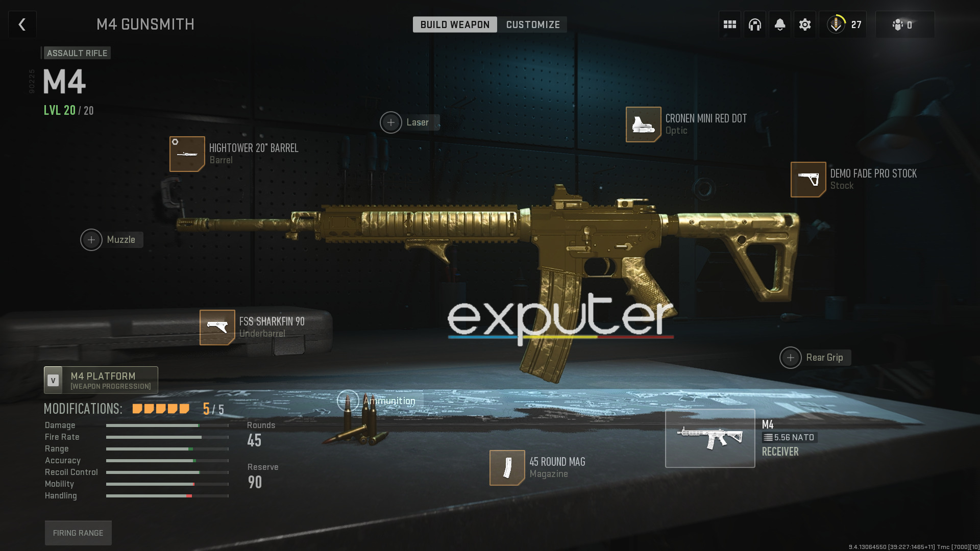 Unlocked Gold Camo In Modern Warfare 2