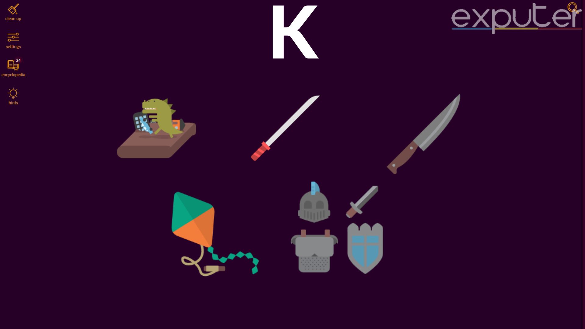Combinations of K items 