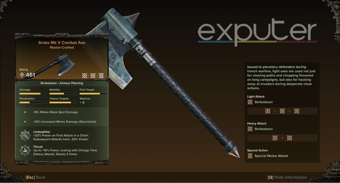 warhammer 40k darktide zealot weapons
