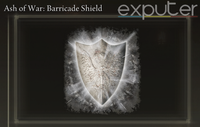 The Barricade Shield Ash of War inventory icon