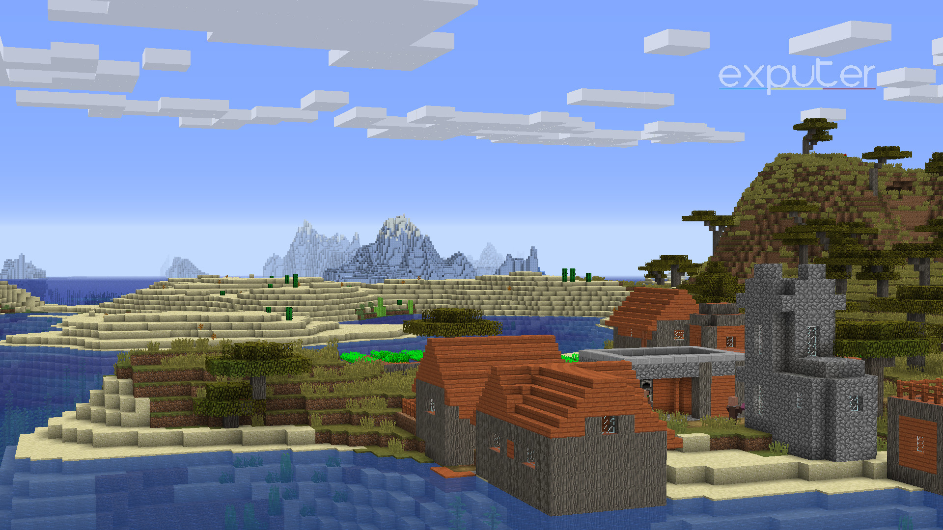 Good biome with desert and ice.